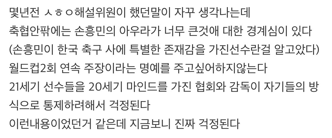 [잡담] 타커뮤에서 본 댓글인데 손흥민 관련 | 인스티즈