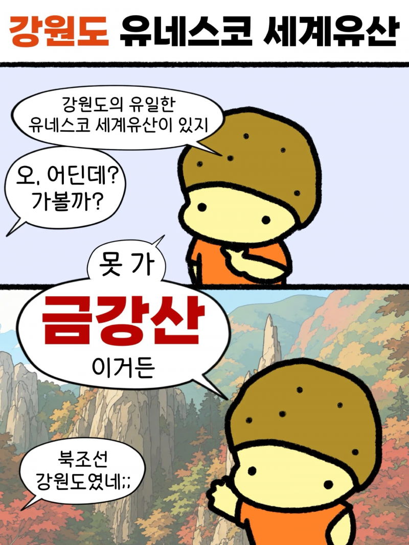 [잡담] 강원도 유일한 유네스코 세계유산이라는데 가보고 싶어 | 인스티즈