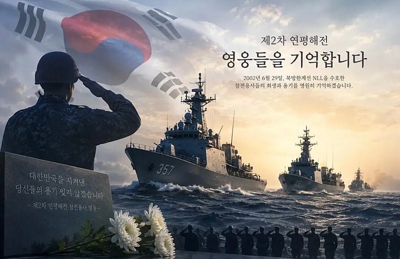 [정보/소식] 오늘은 우리 역사의 가슴아픈 제2차 연평해전 24주기입니다.. | 인스티즈