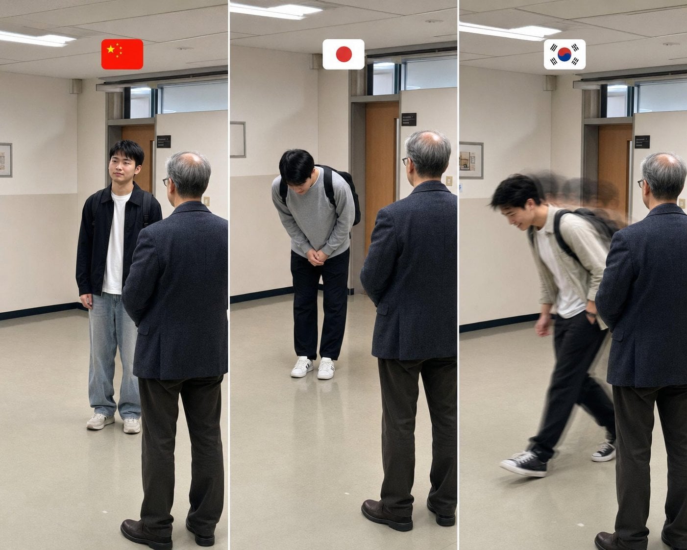 [잡담] 한중일 교수님이랑 인사 차이 진짜 이래? | 인스티즈