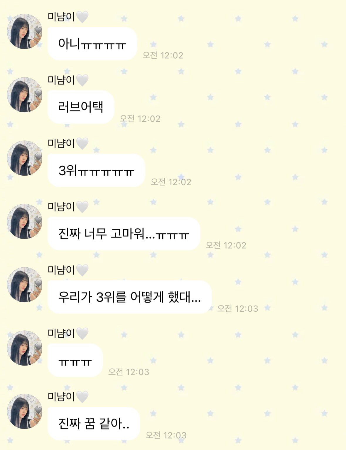 [잡담] 리센느 러브어택 3위 미나미 반응 | 인스티즈