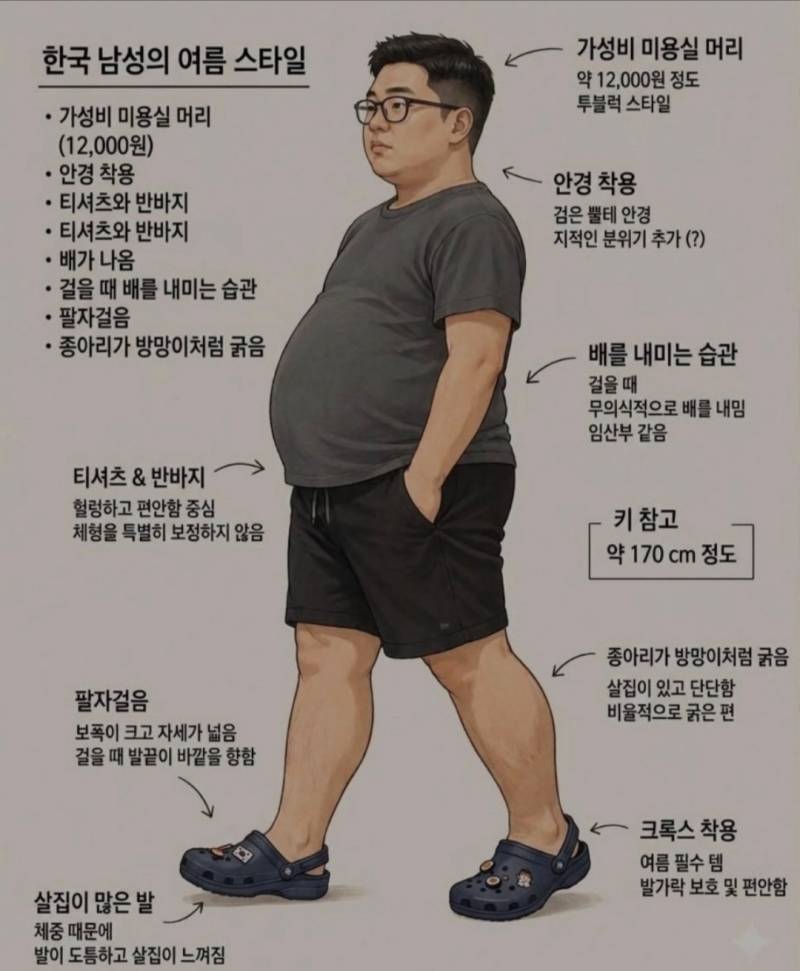난리난 한국 중년 평균 패션 스타일 짤 | 인스티즈