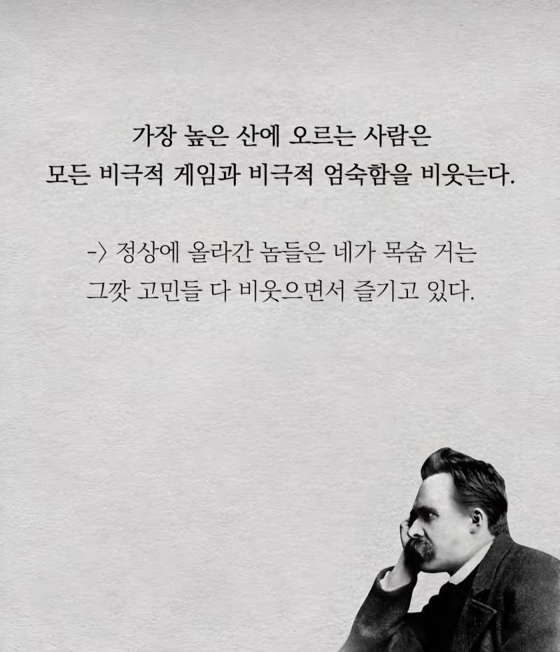 니체 말 현대어로 번역했더니 너무 강력함 ㄷㄷ | 인스티즈