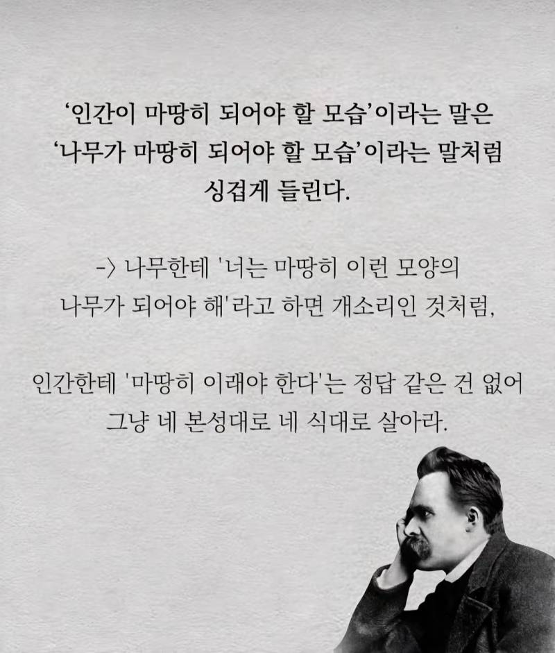 니체 말 현대어로 번역했더니 너무 강력함 ㄷㄷ | 인스티즈
