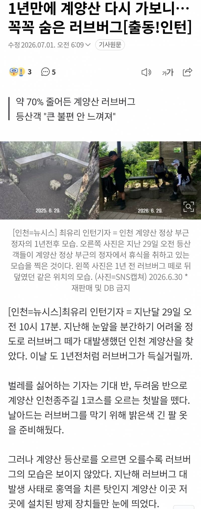 [잡담] 대박 러브버그 줄어든 느낌이 착각이 아니었음 | 인스티즈