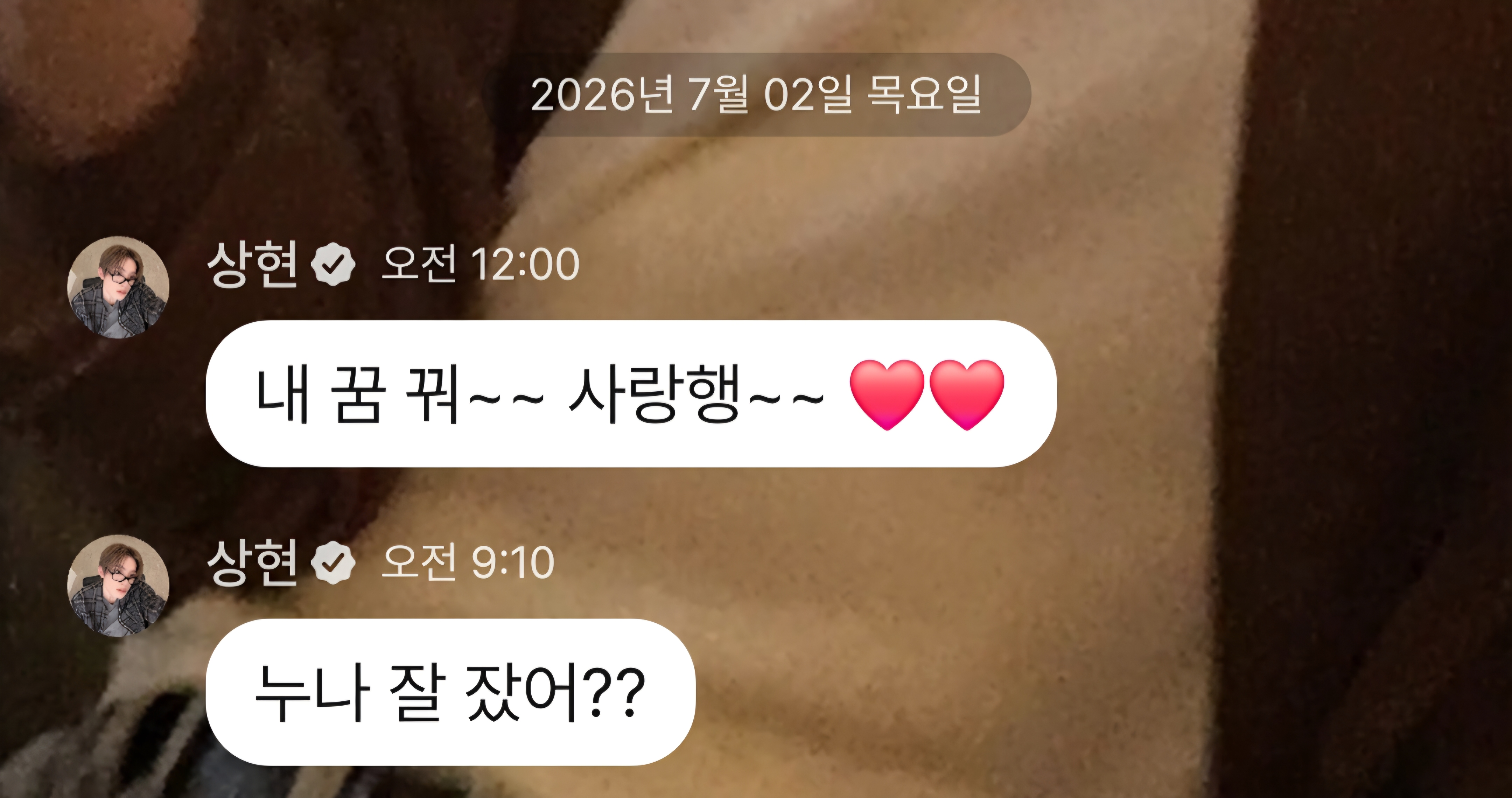 [잡담] 알디원 상현 자기 직전까지 플챗하더니 | 인스티즈