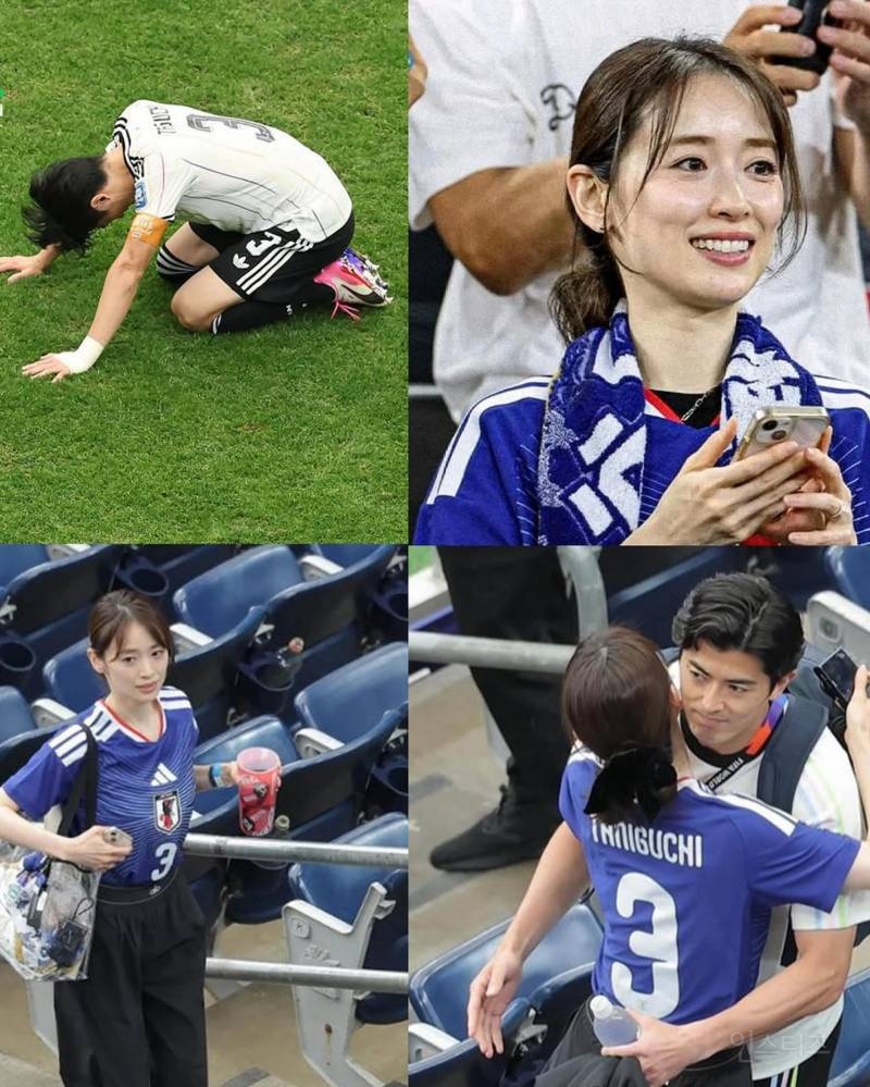 일본 국대 다니구치 쇼고 - 배우 이즈미 리카 부부.jpg | 인스티즈