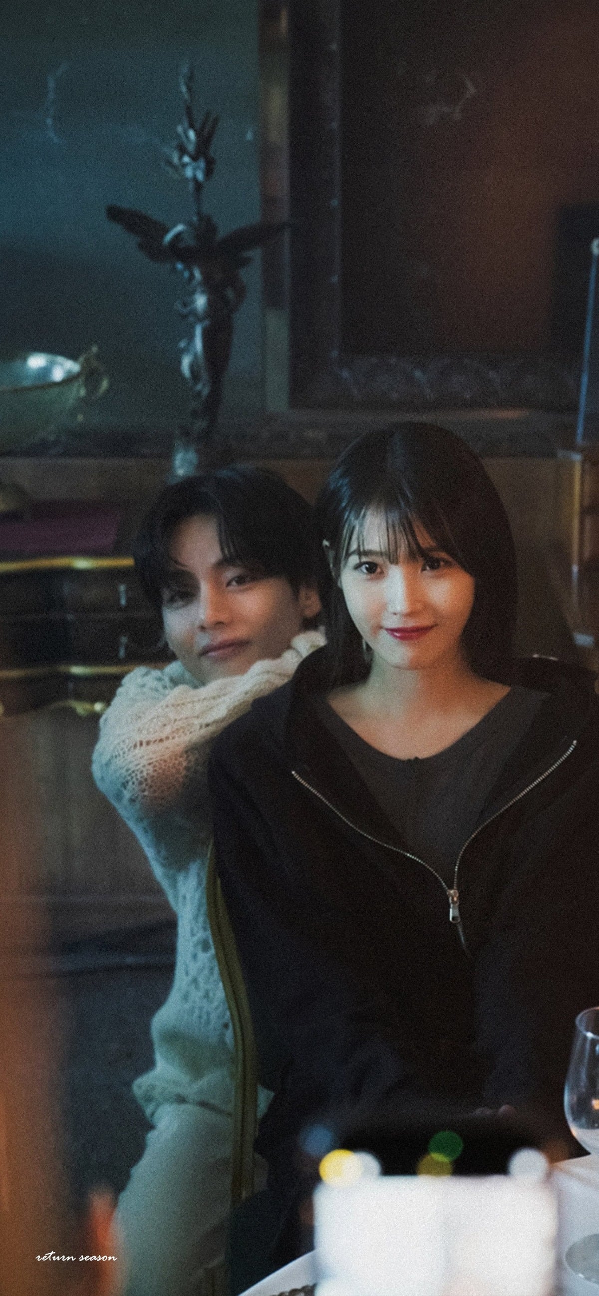 [잡담] 뷔랑 아이유 참이슬광고 안되겠니 | 인스티즈