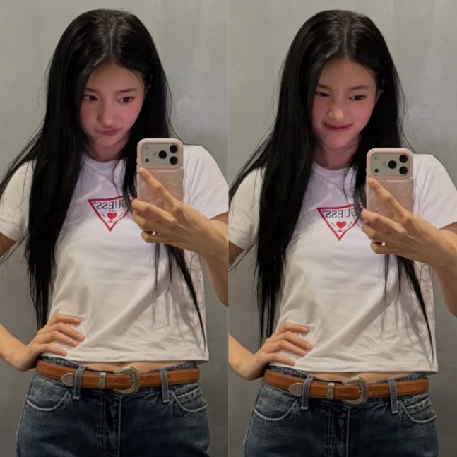 [잡담] 수지) '국민 첫사랑' 수지, 얼굴이 다했다…흰 티에 청바지만 입어도 예쁜 '청순미의 정석' | 인스티즈
