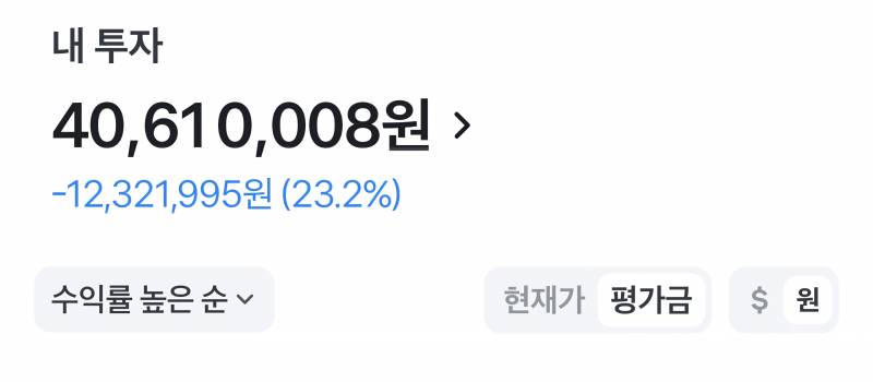 [잡담] 내 주식 수익 ...^-ㅠ | 인스티즈