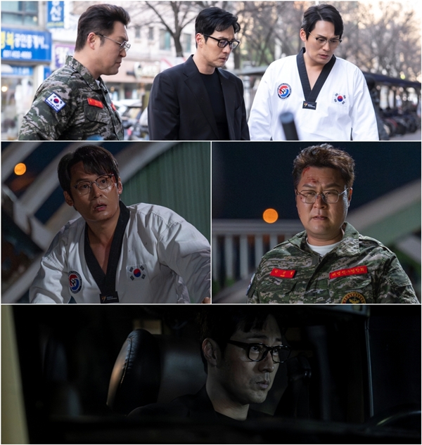 [정보/소식] 스김부장) '김부장' 소지섭X최대훈X윤경호, 삼각 공조 가동 후 피범벅 사투 | 인스티즈