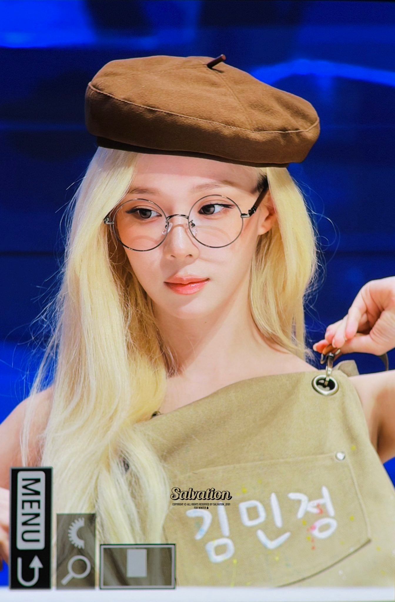 [잡담] 오늘자 팬싸템 착용한 지민정(카리나&윈터) | 인스티즈