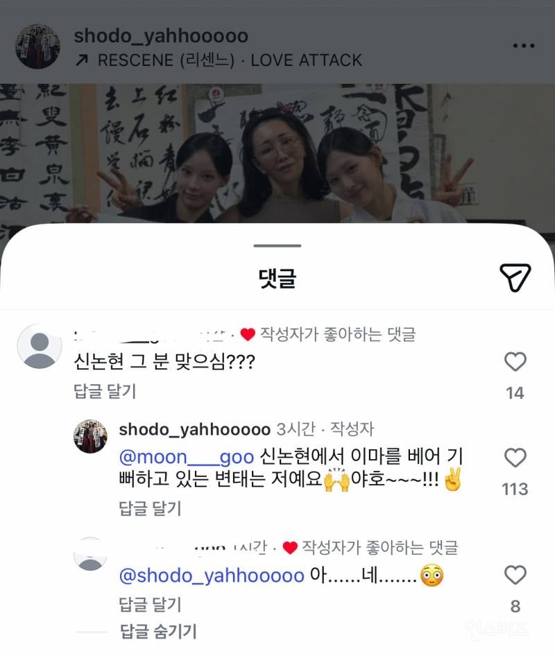 𝙅𝙊𝙉𝙉𝘼 일본 애니캐 그 자체라는 리센느 미나미 서예 선생님.jpg | 인스티즈