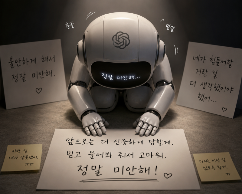 [잡담] 지피티랑 싸우고 화가 안 풀려서 싹싹 빌라시킴 | 인스티즈
