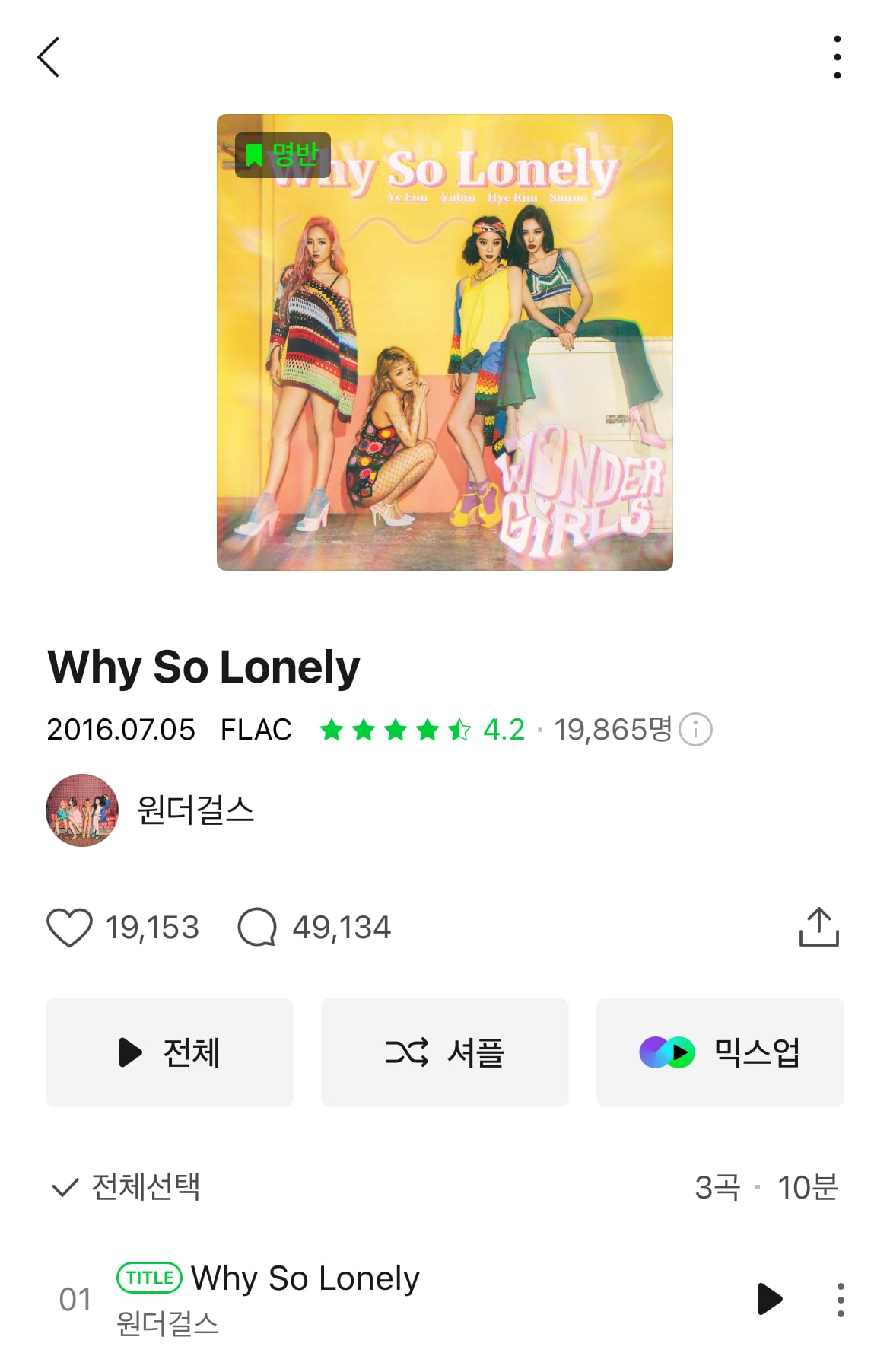[잡담] 원더걸스 Why So Lonely 10주년 | 인스티즈