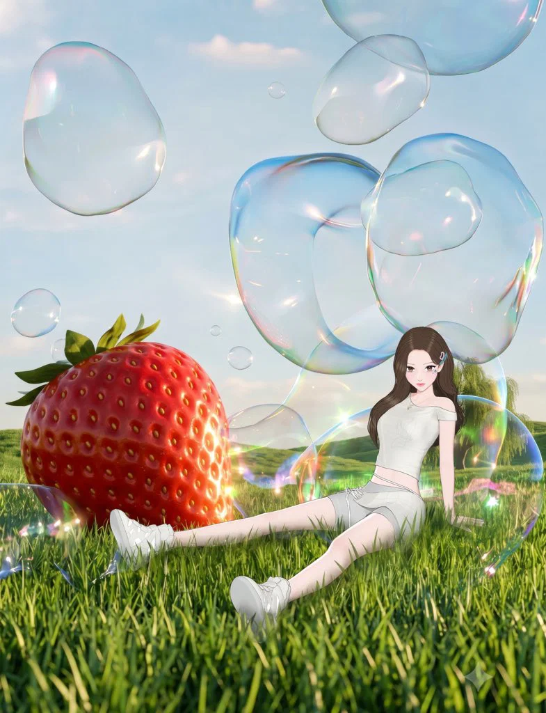 버츄얼 아이돌 OWIS 데이즈드 코리아 여름 에디션 화보.jpg | 인스티즈