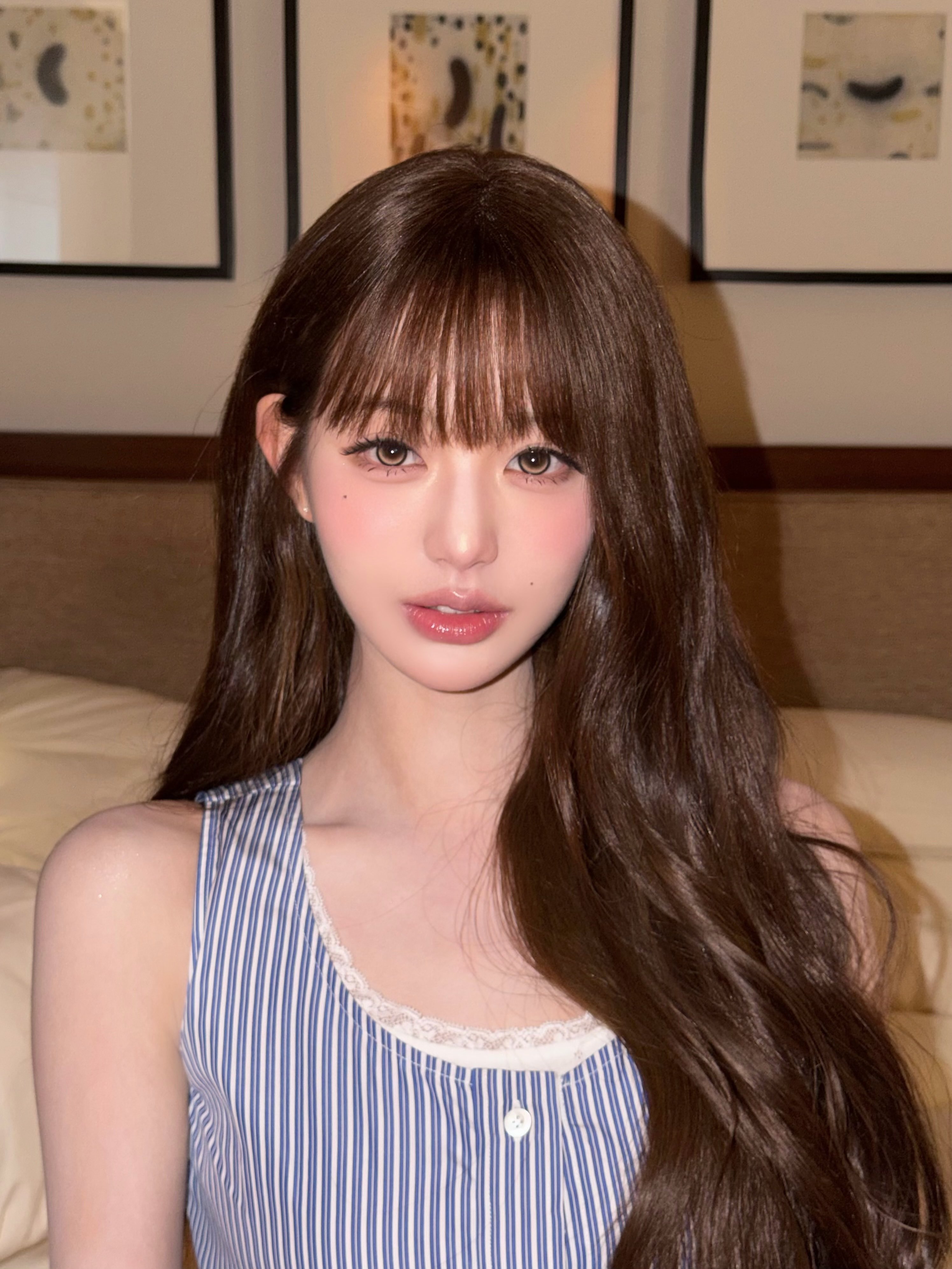 [잡담] 장원영 앞머리 내린거 너무 예쁘다 | 인스티즈