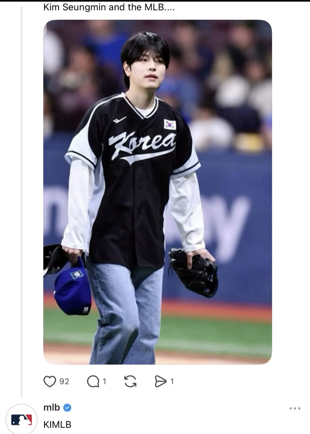 [잡담] 회사보다 스키즈 홍보에 더 진심인 것처럼 보이는 MLB공계 | 인스티즈