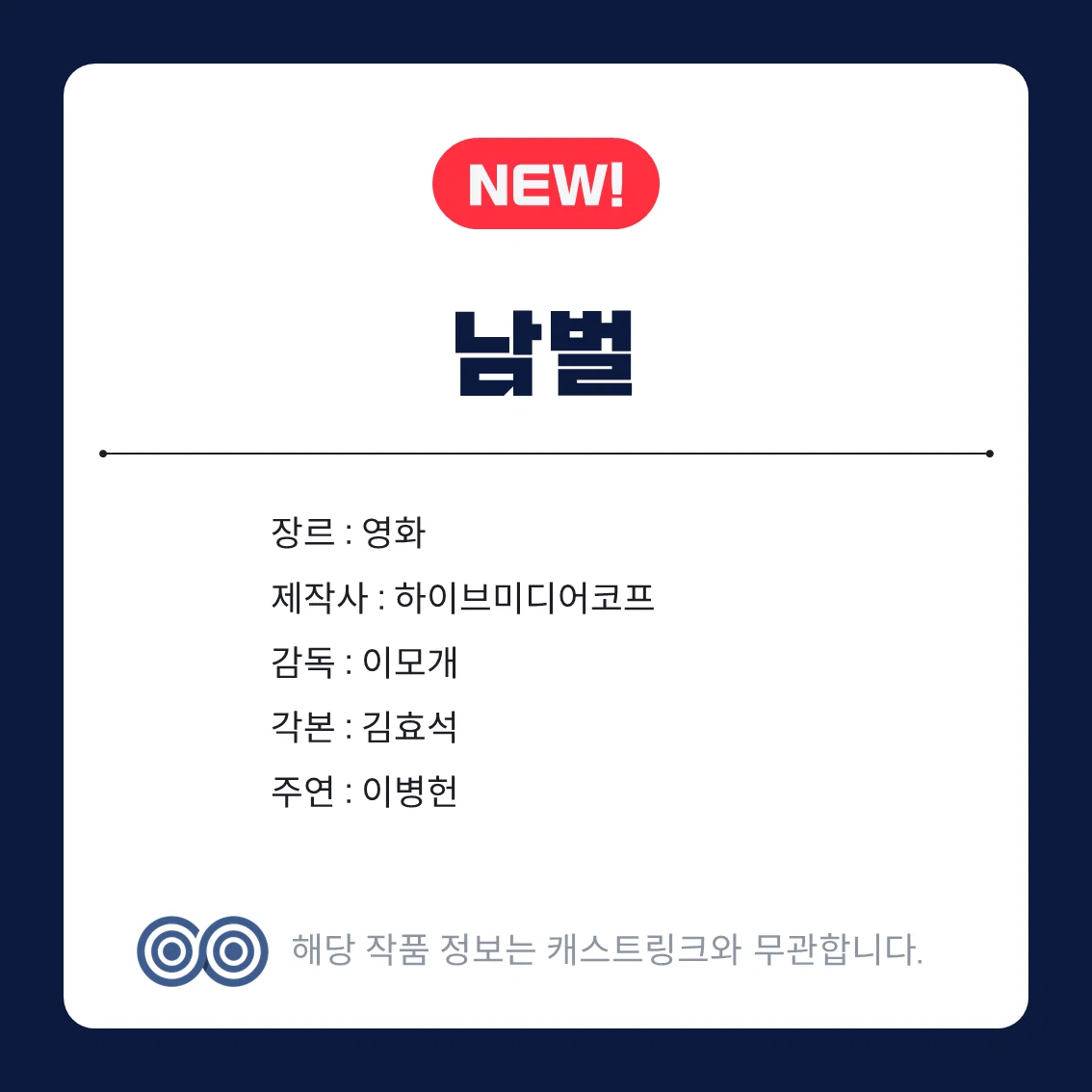 [잡담] 캐스트링크에 남벌, 상하이의 별, 카르텔 올라옴 | 인스티즈