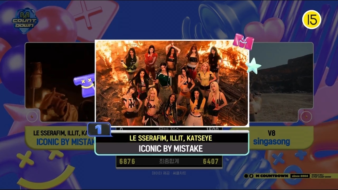 [정보/소식] 엠카운트다운 7월 2주 1위 르세라핌,아일릿,캣츠아이 | 인스티즈