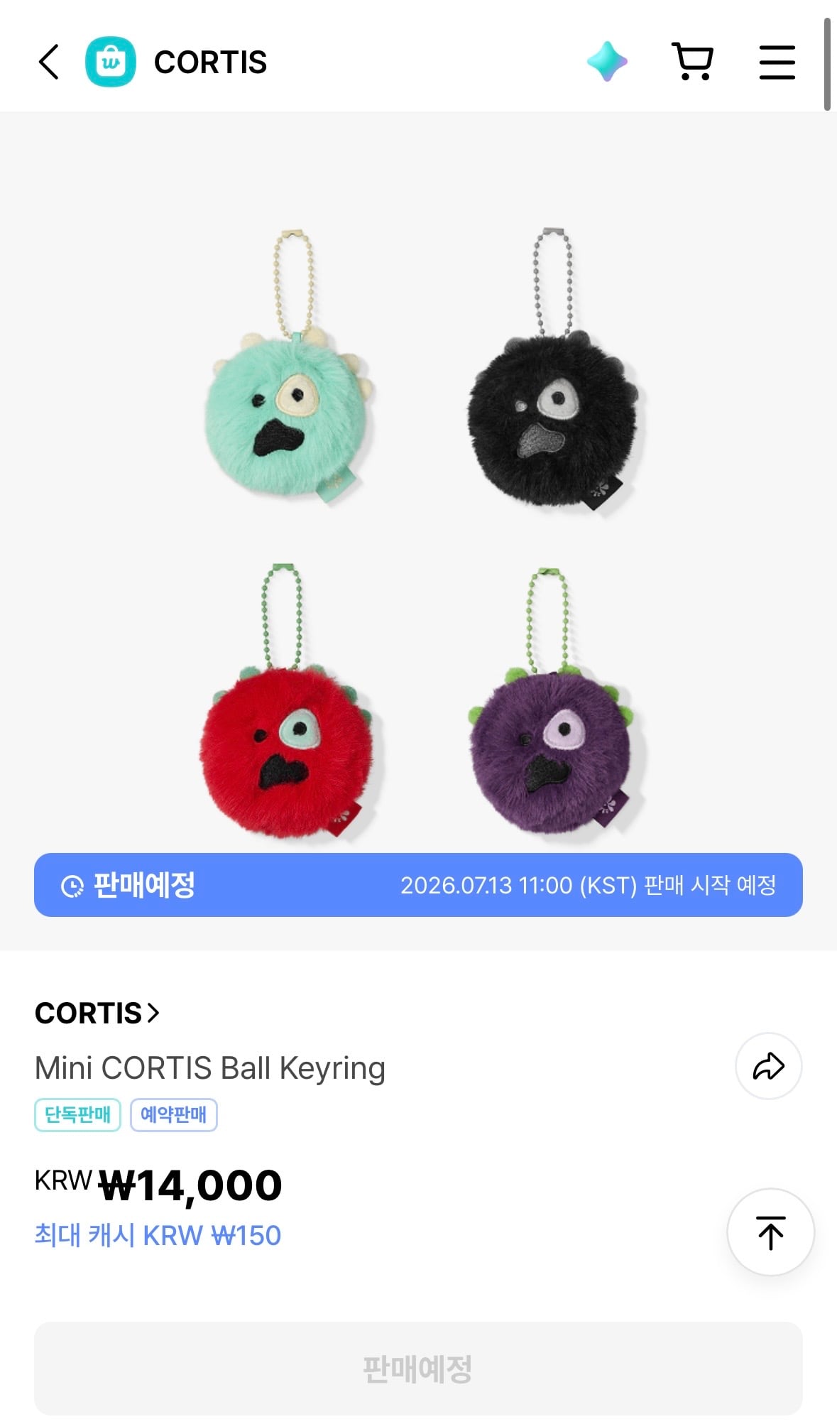 [잡담] 코르티스들아 이번 투어 MD 코르티스볼 키링이랑 | 인스티즈