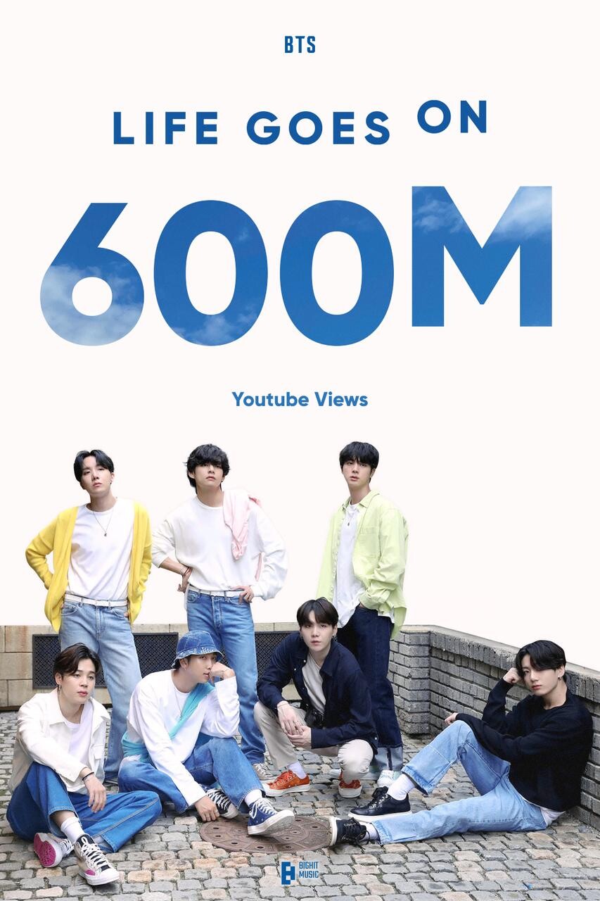 [정보/소식] 방탄소년단, 'Life Goes On' MV 6억 뷰…정국 연출로 담은 위로 | 인스티즈