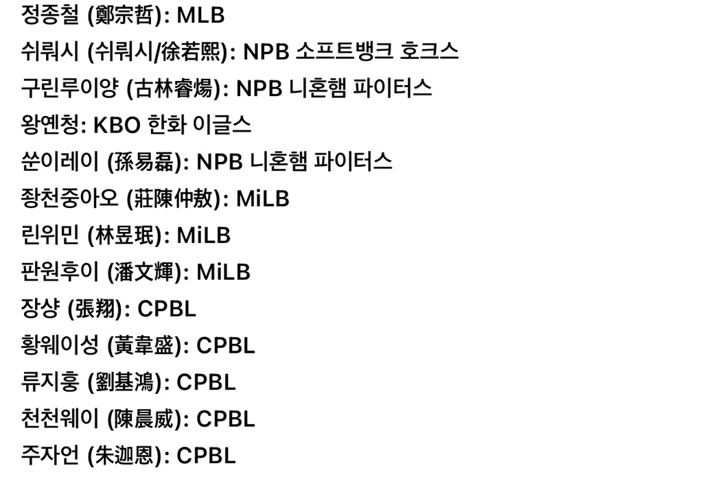 [잡담] 근데 아겜 대만 명단에서 | 인스티즈