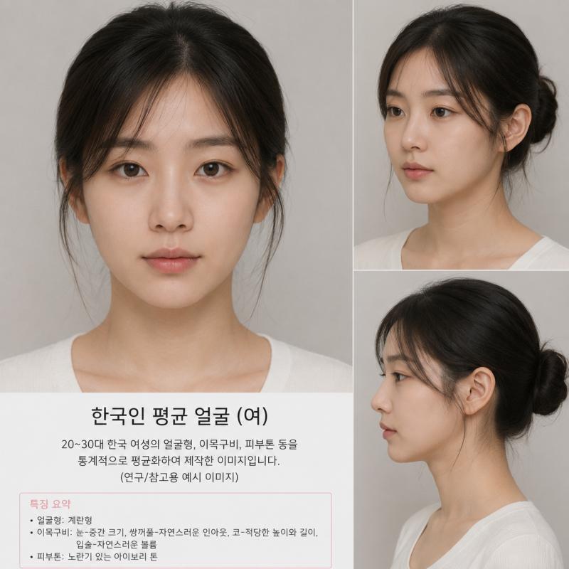 [잡담] 지피티한테 한국인 평균 얼굴 만들어달라 했는데 충격적임 | 인스티즈