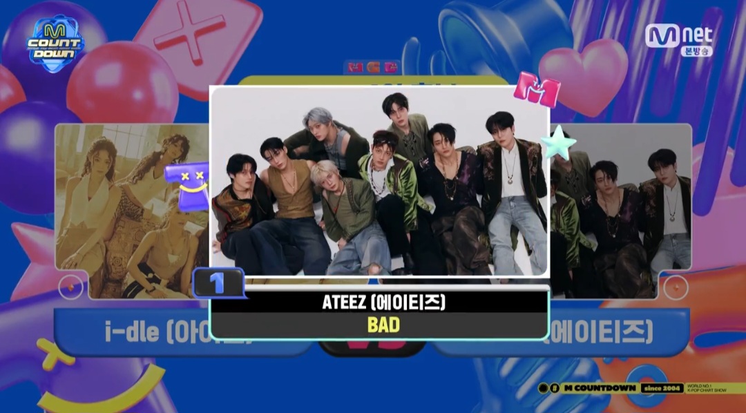 [정보/소식] 엠카운트다운 7월 셋째주 1위 에이티즈 | 인스티즈