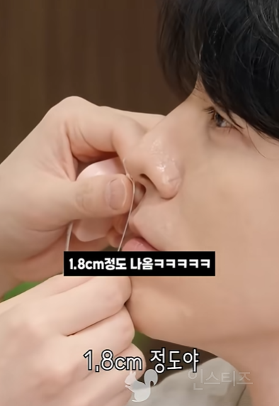 입술 너무 도톰해서 자로 재봄 ㅋㅋㅋㅋㅋㅋ | 인스티즈