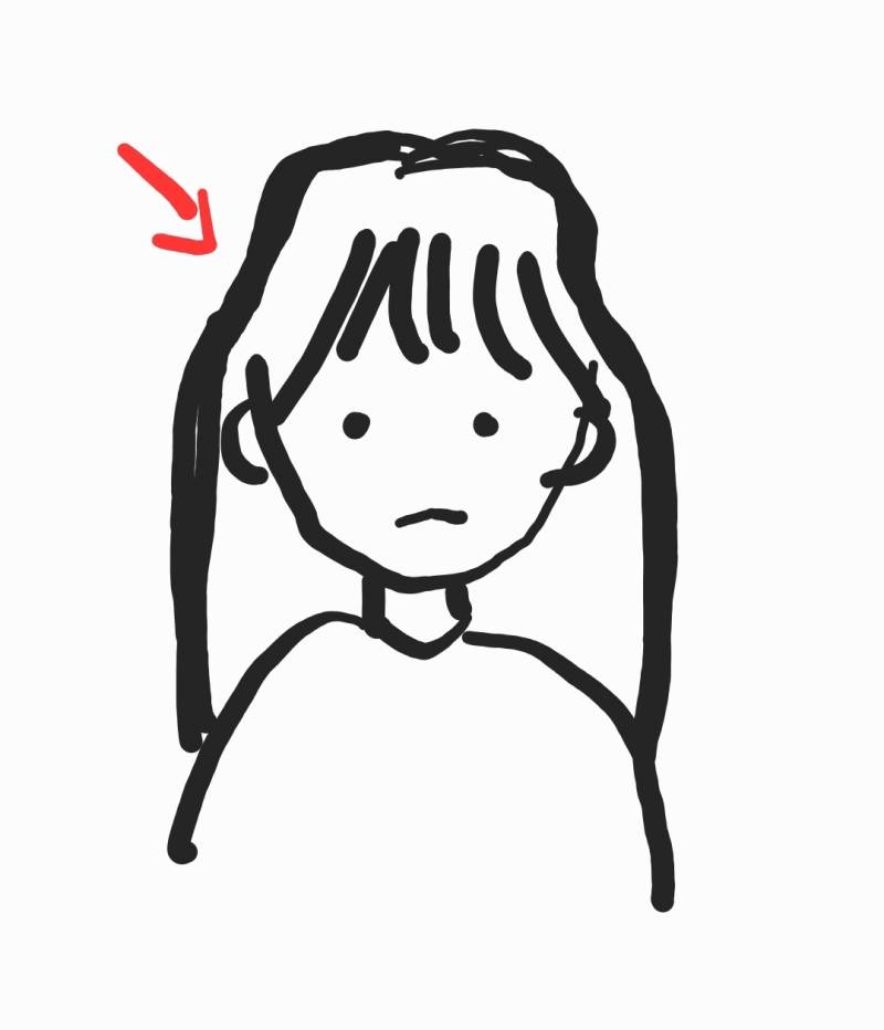 [잡담] 머리 모양이 자꾸 움푹 파인 것처럼(?) 됨 | 인스티즈