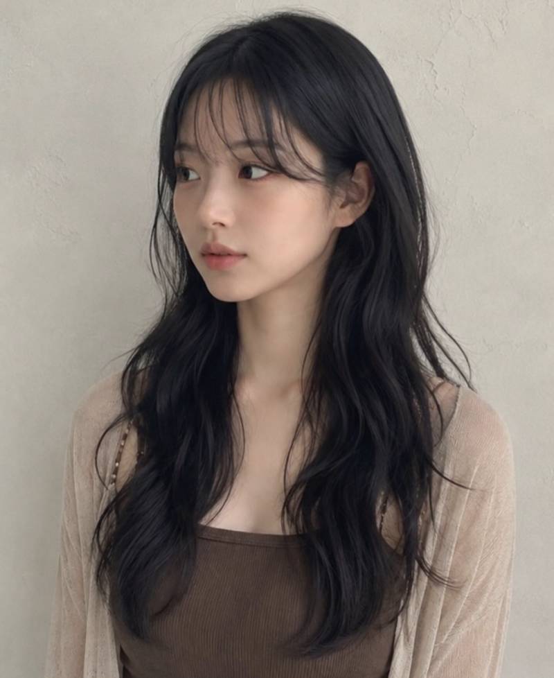 [잡담] 각져있고 여백있는 얼굴은 긴머리 펌 안 어울려? | 인스티즈