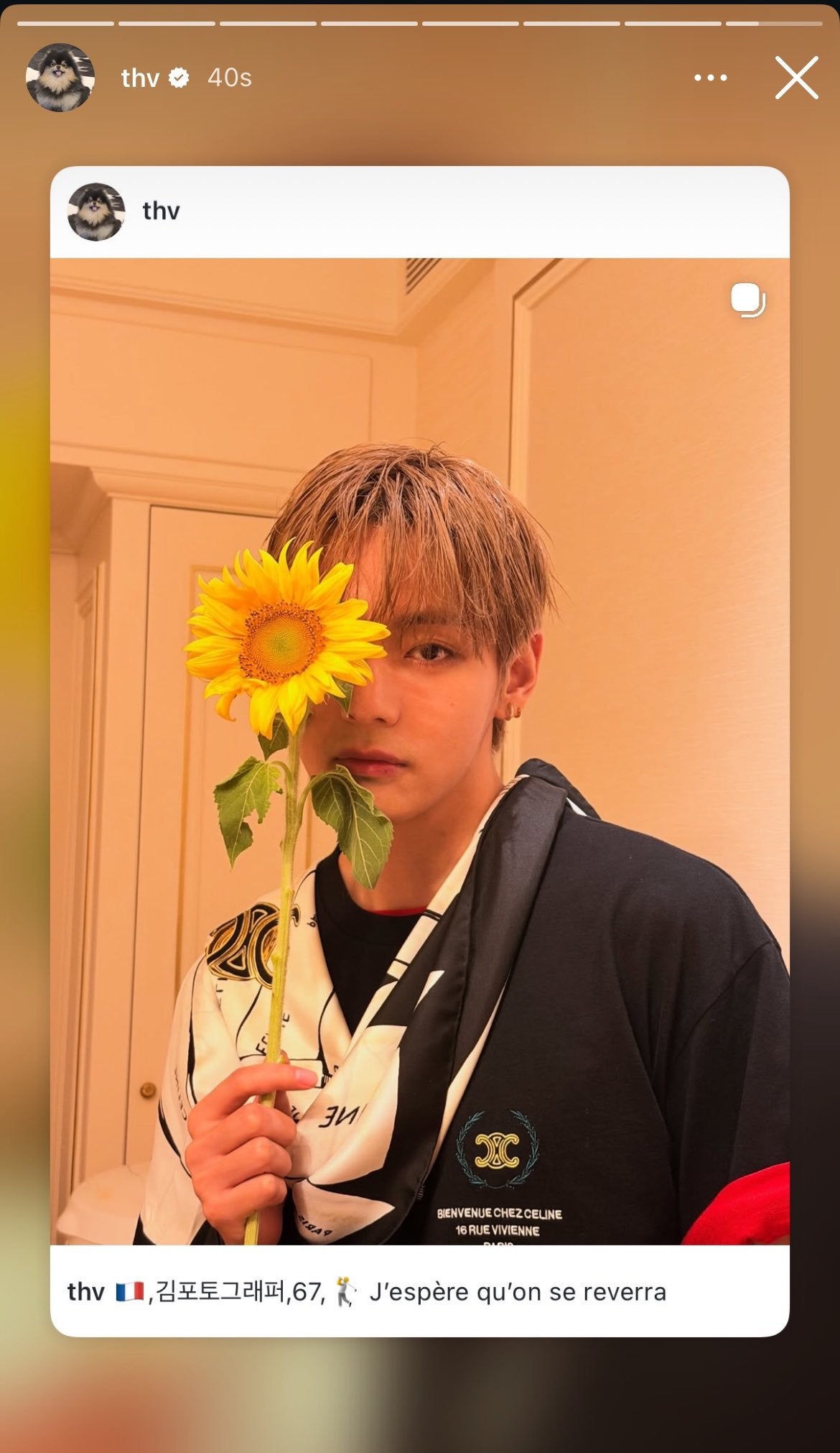 [잡담] 방탄 뷔 인스타 팔로워 왜 많은지 알겠어 | 인스티즈