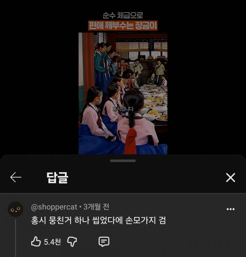 [잡담] 대장금 홍시 댓글 미치겠다 | 인스티즈