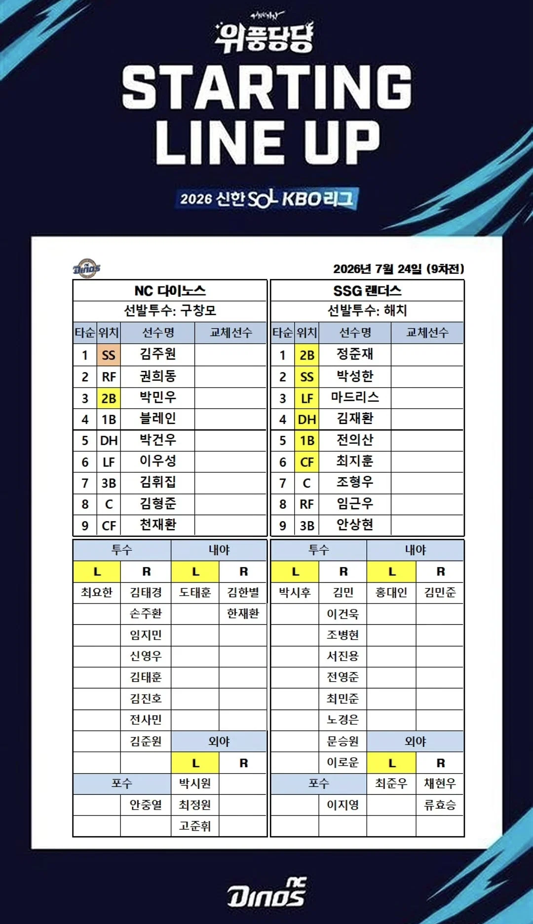 [알림/결과] 라인업 | 인스티즈