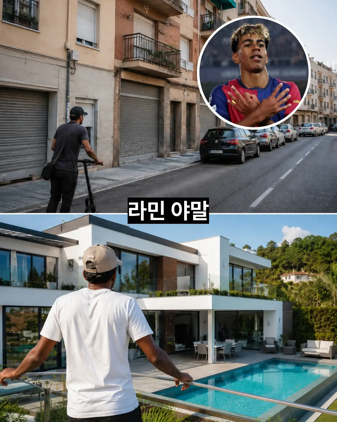 [잡담] 유명축구선수들 유명해지기전,후 집 이래 | 인스티즈