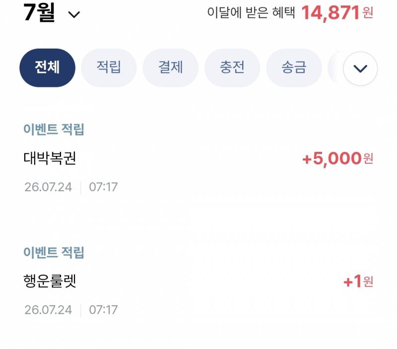 [잡담] 아침부터 5천원 당첨🎉 | 인스티즈