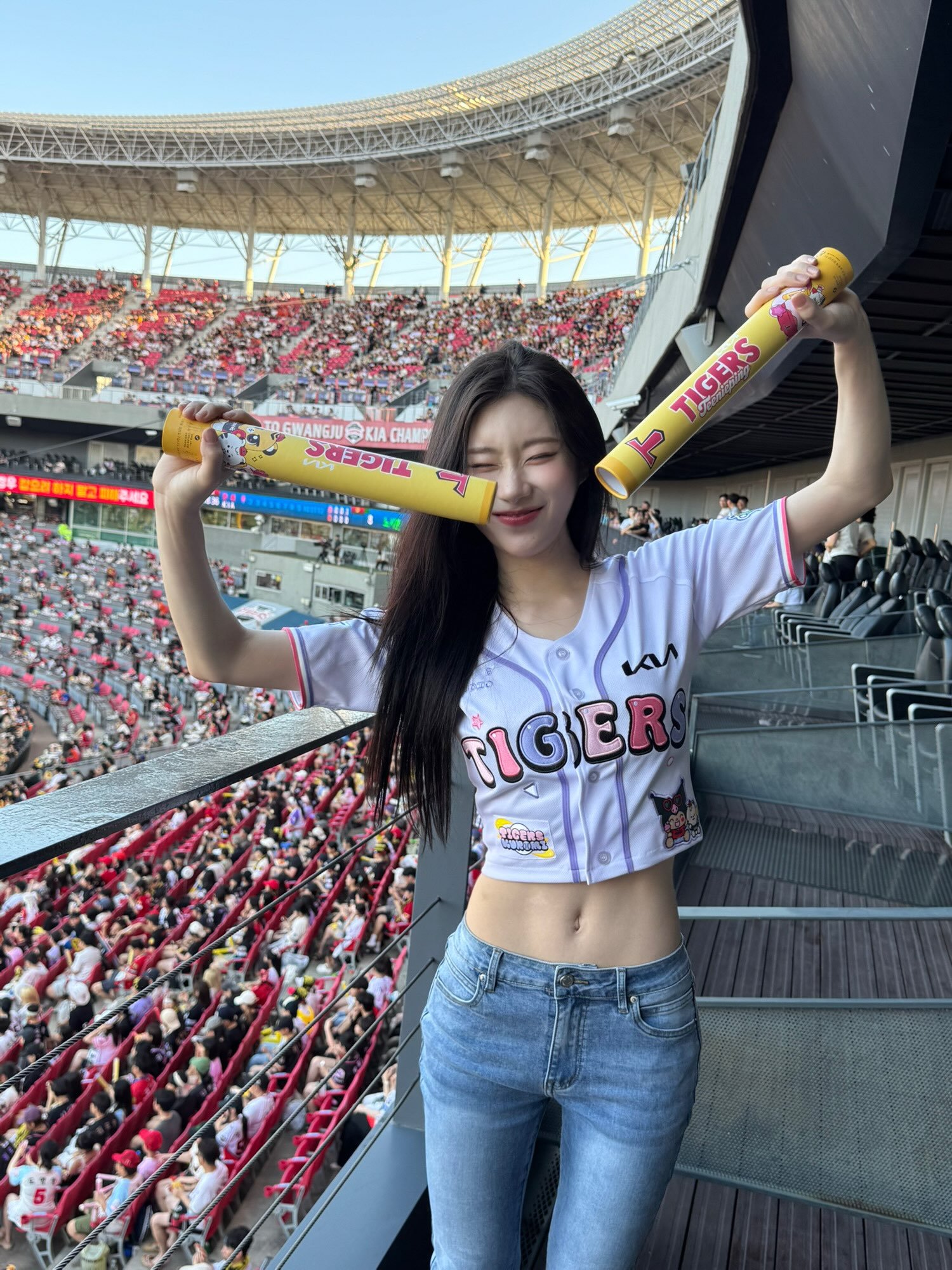 [잡담] 있지 채령 어제 시구한거 개이뿌당 | 인스티즈