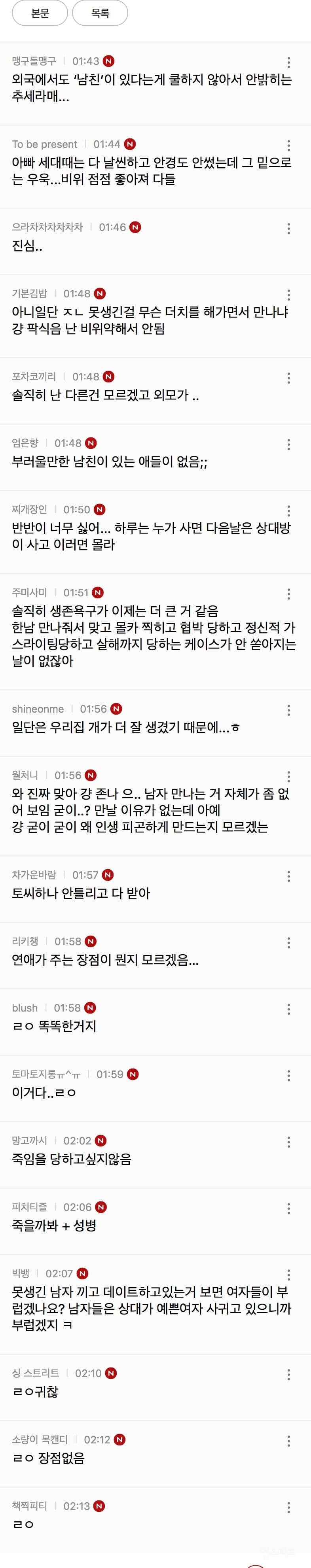 요즘 여자들이 연애 안하려고 하는 가장 큰 이유 | 인스티즈