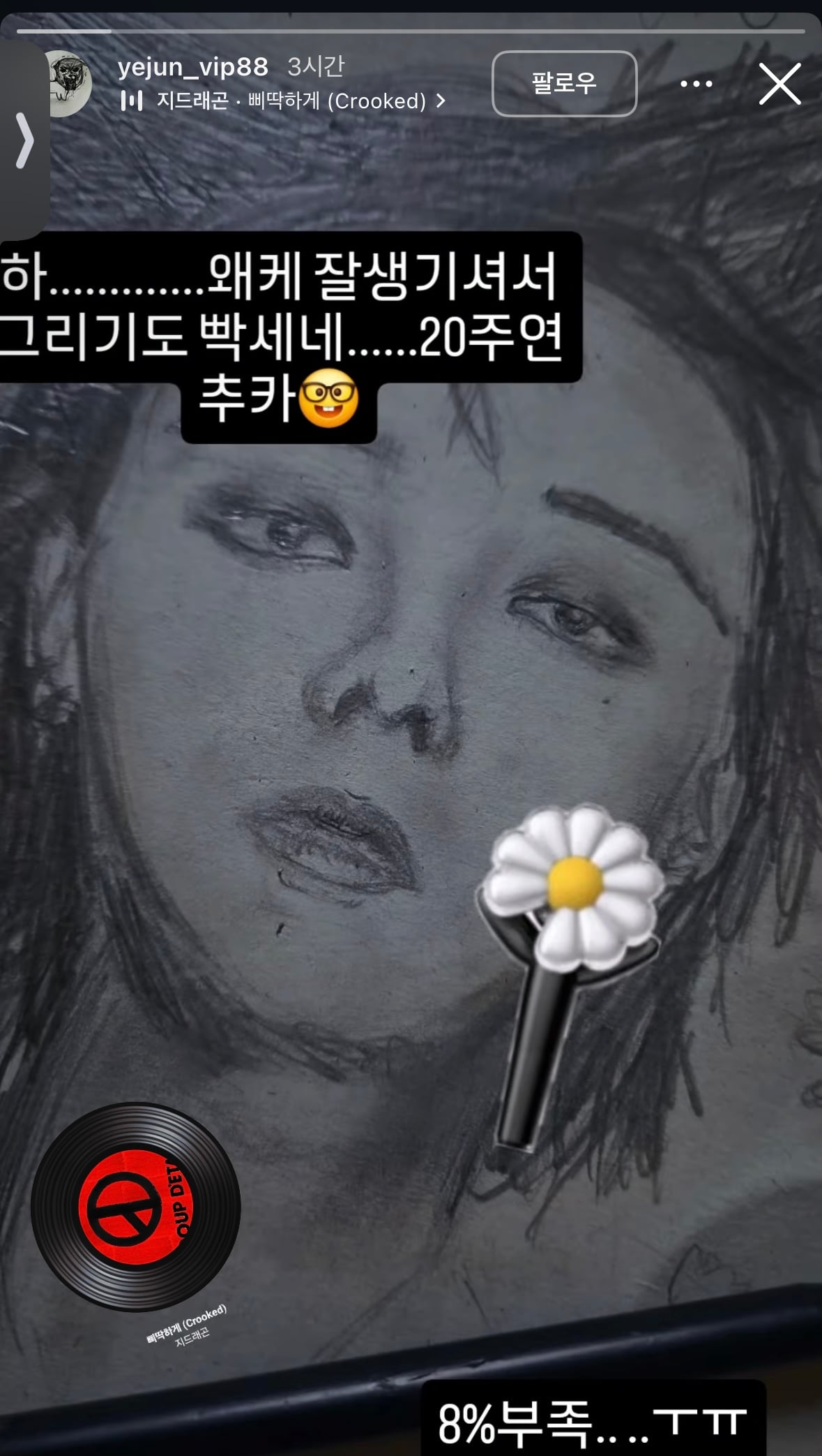 [잡담] 초딩팬이 그린 지디 ㅋㅋㅋㅋ | 인스티즈