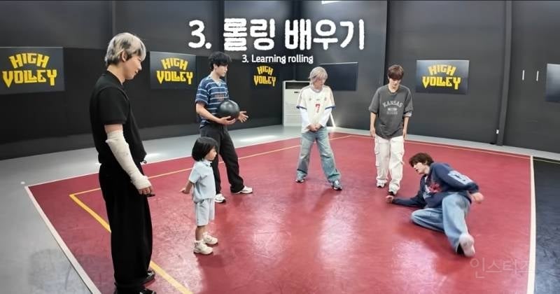 아이돌 삼촌들한테 배구배우는 3살 배구천재.jpg | 인스티즈