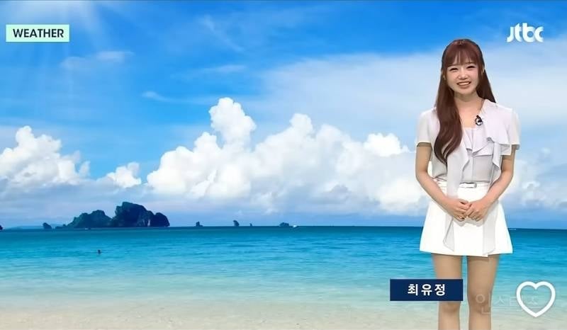 JTBC 기상캐스터로 깜짝등장한 최유정 근황..jpg | 인스티즈