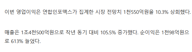 [정보/소식] [속보] 하이브 2분기 영업이익 | 인스티즈