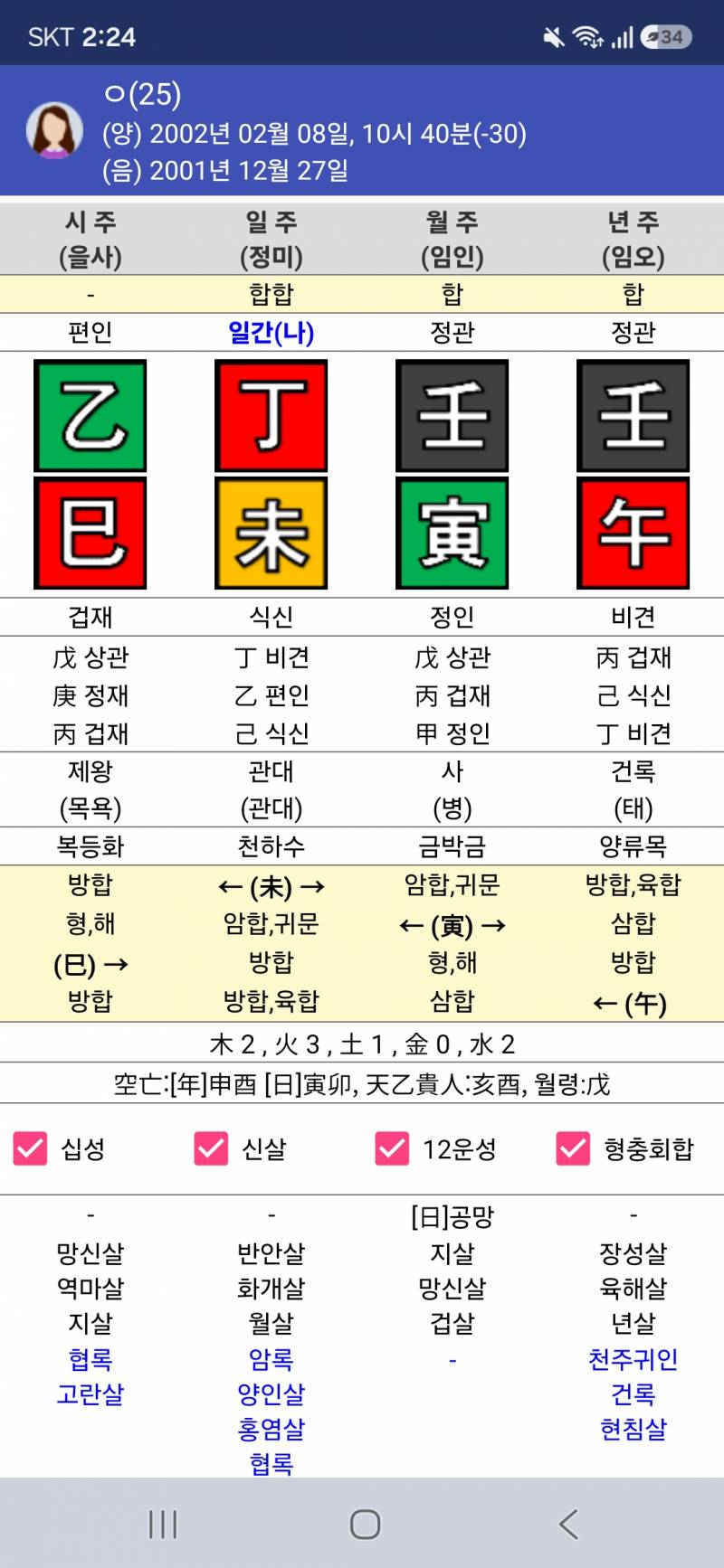 [잡담] 내사주 어떤지 봐주라 | 인스티즈