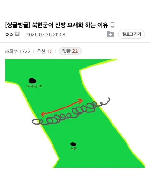 군사) 북한군이 전방 요새화 하는 이유.jpg | 인스티즈