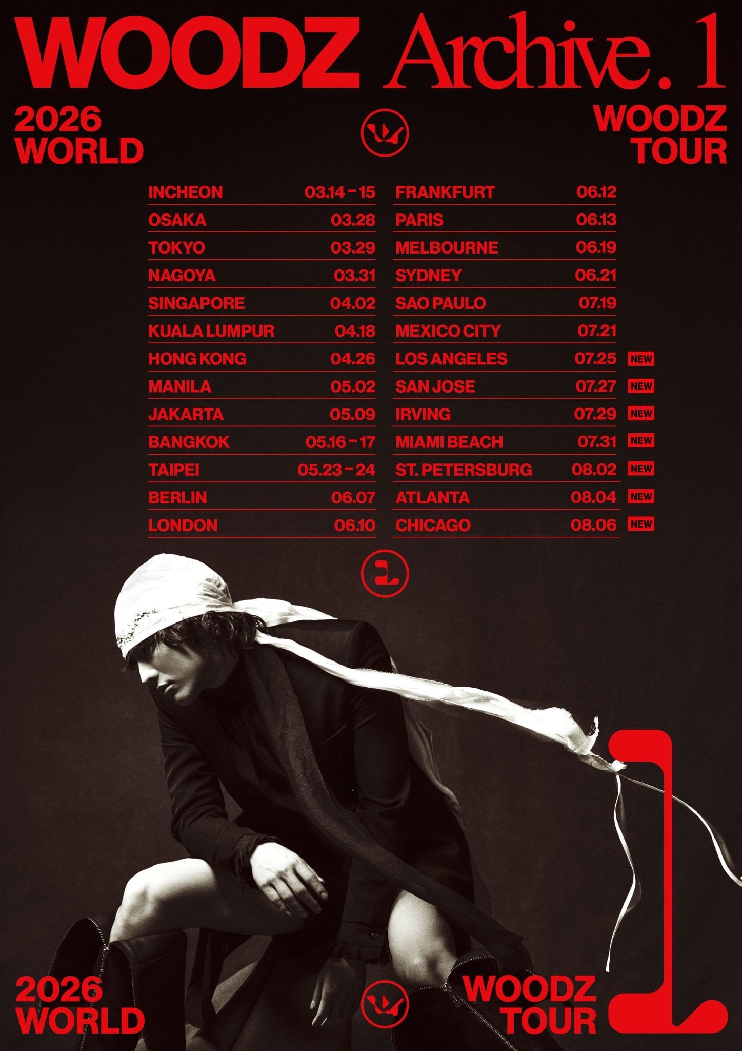 29일(수), 🧡💙우즈WOODZ WORLD TOUR ARCHIVE. 1 - Irving (Dallas), TX | 인스티즈