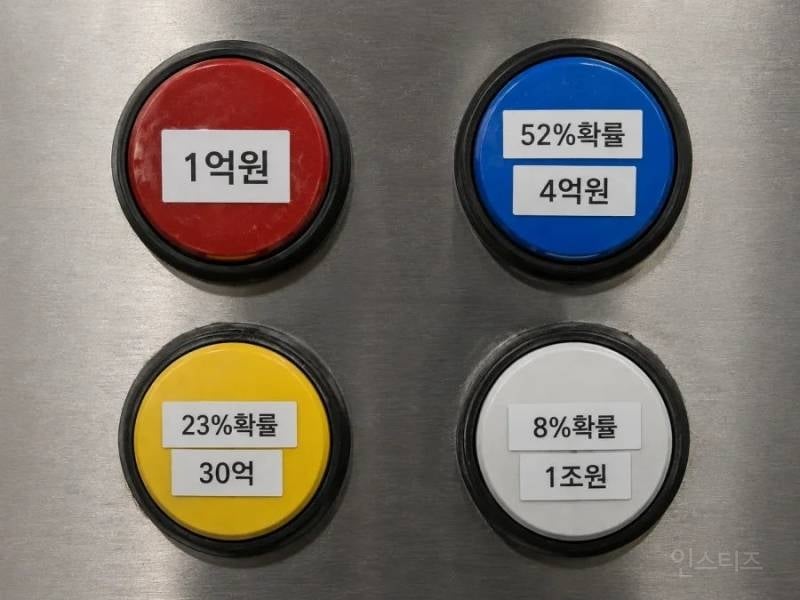 여기 돈이 있음.. 한 가지 버튼만 누를 수 있다면?? | 인스티즈