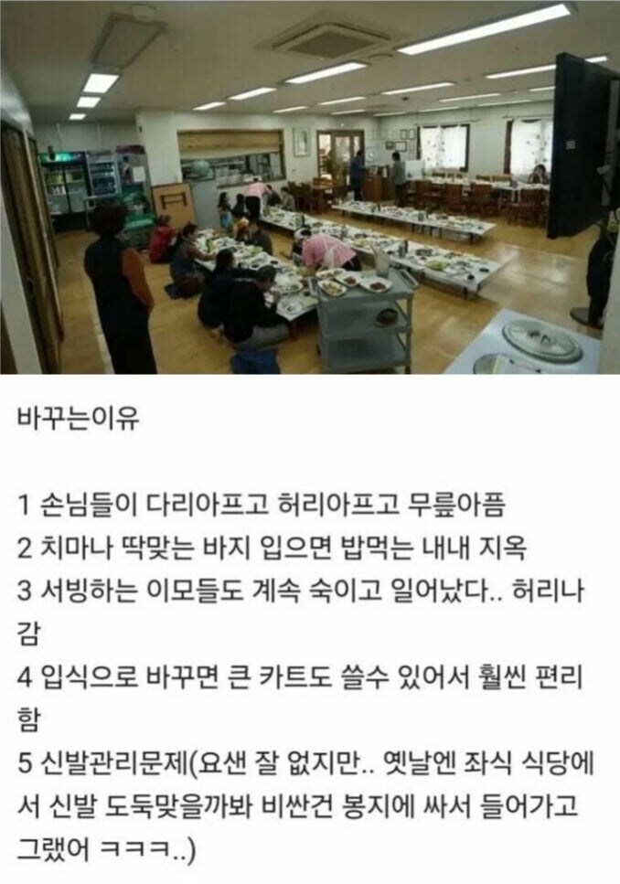 요즘 많이 사라지는 식당 스타일 | 인스티즈