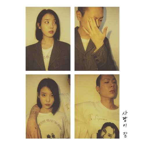 아이유는 원래 사랑이 잘 커버를 이 사진으로 하려고 했지만.twt | 인스티즈