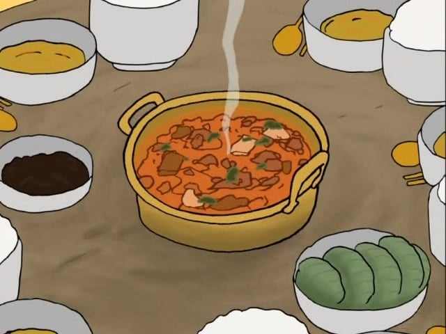 단순한 작화지만 침샘돋는 한국애니메이션 속 음식들 | 인스티즈